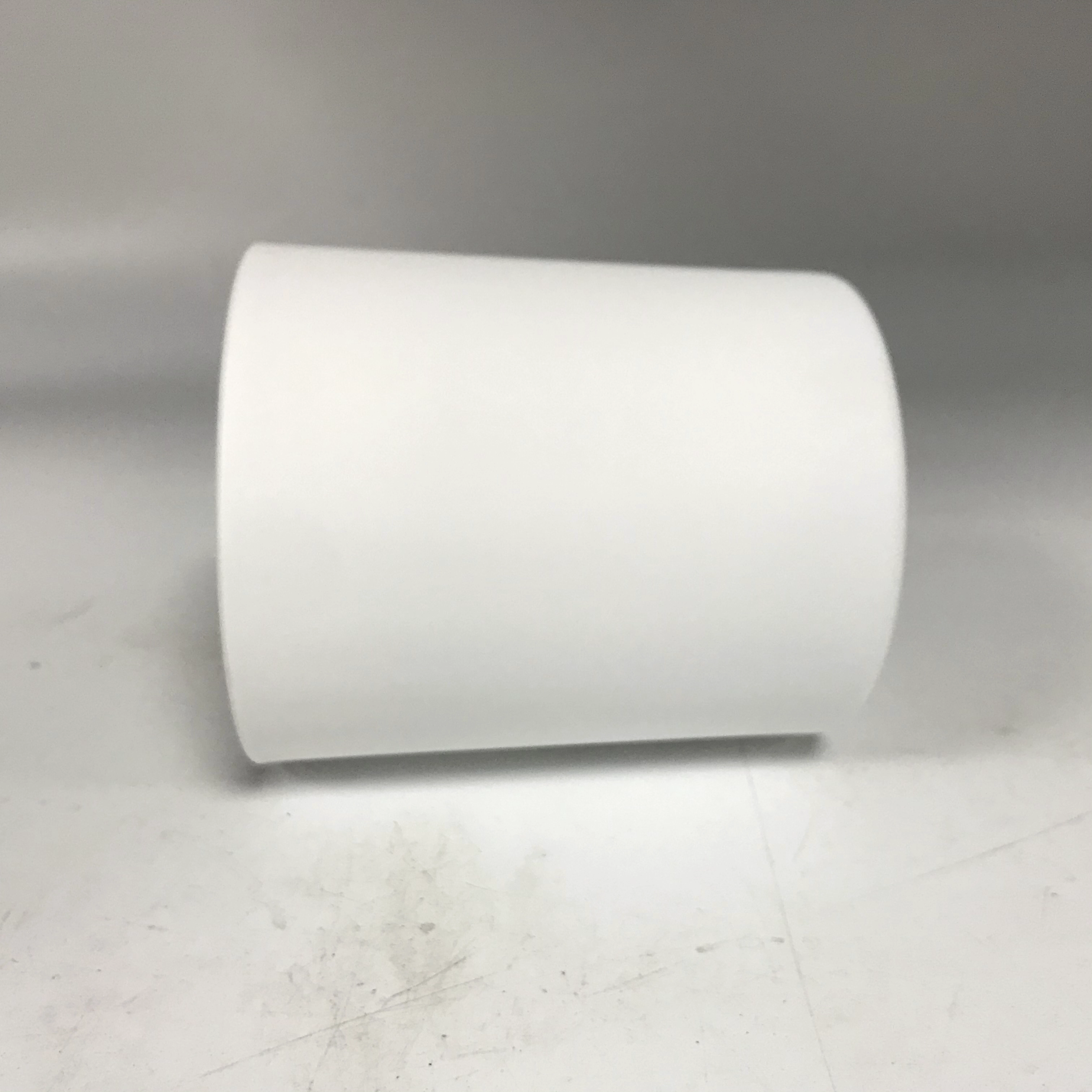 matte white 10oz glass candle holders