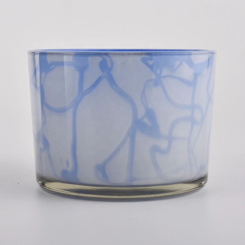 colorful series of 12oz glass candle holders