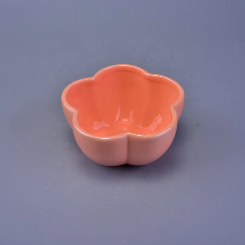 glazed ceramic candle holders with custom designs