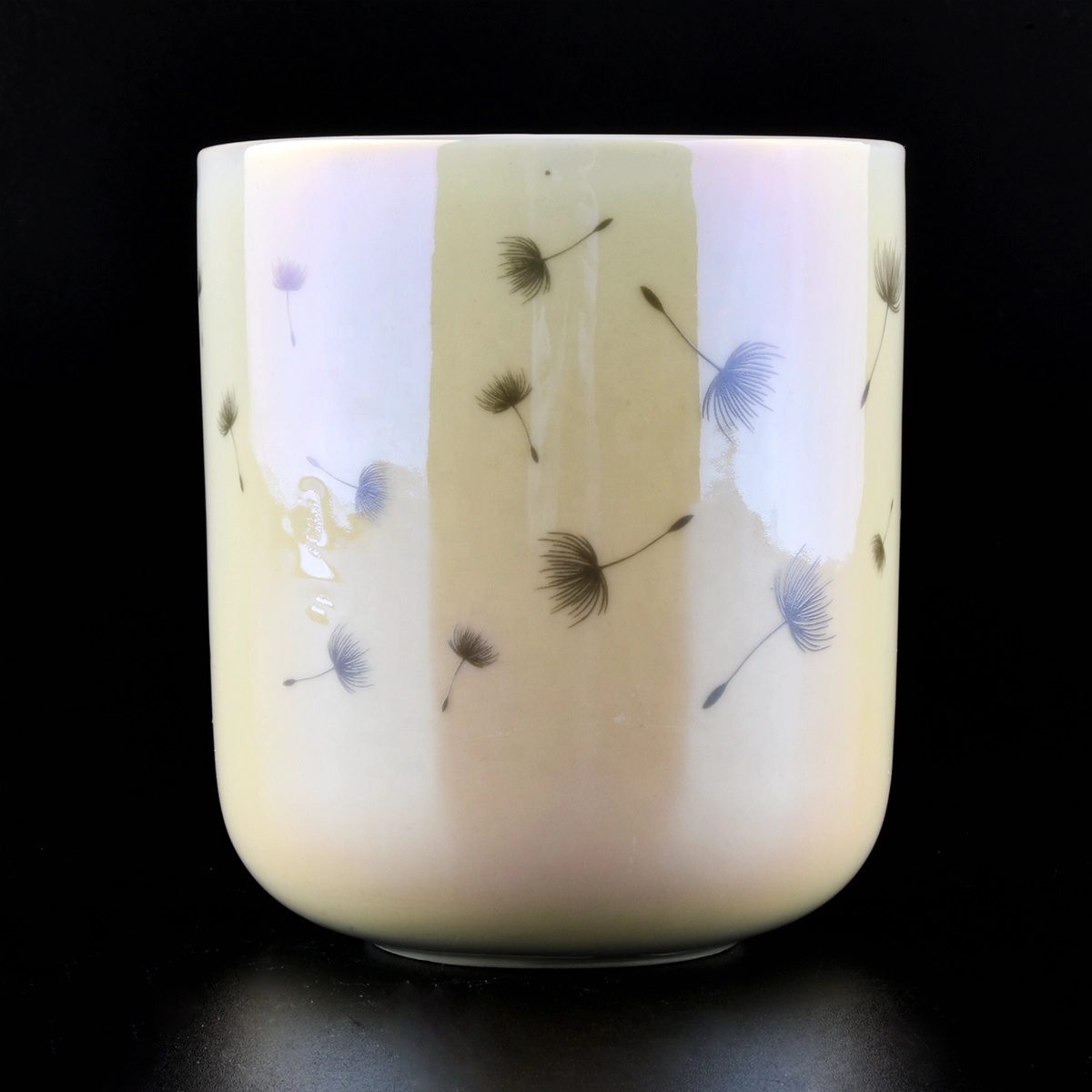 12oz 8oz Wholesales luxury new porcelain ceramic candle jars with logo