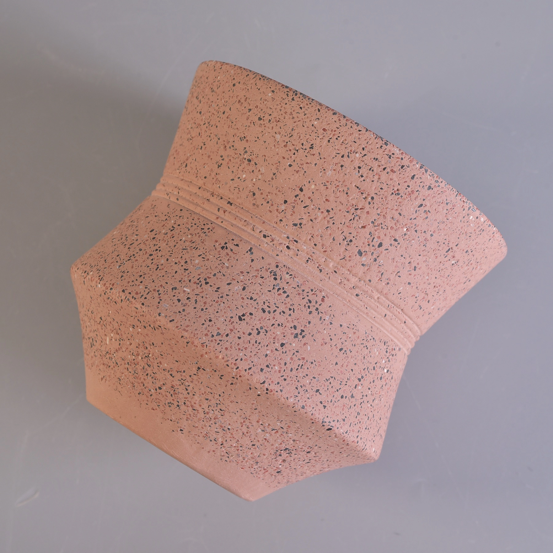 10oz Home decoration colored luxury custom candle concrete jar