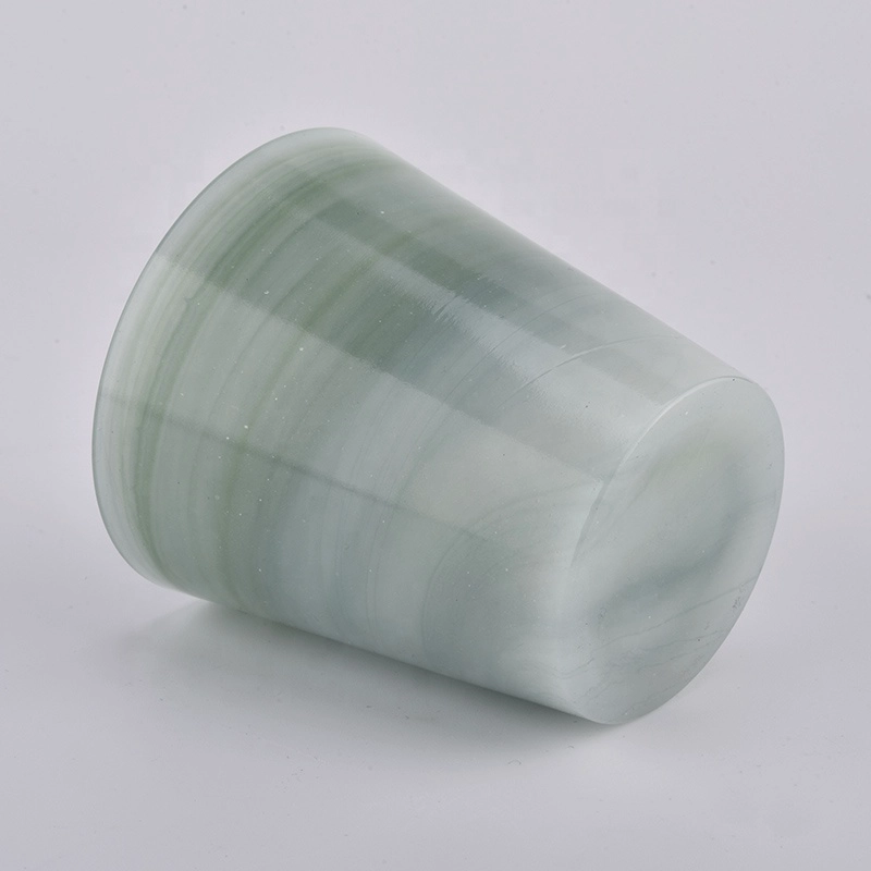 heat resistant jars opal glass for candle filling
