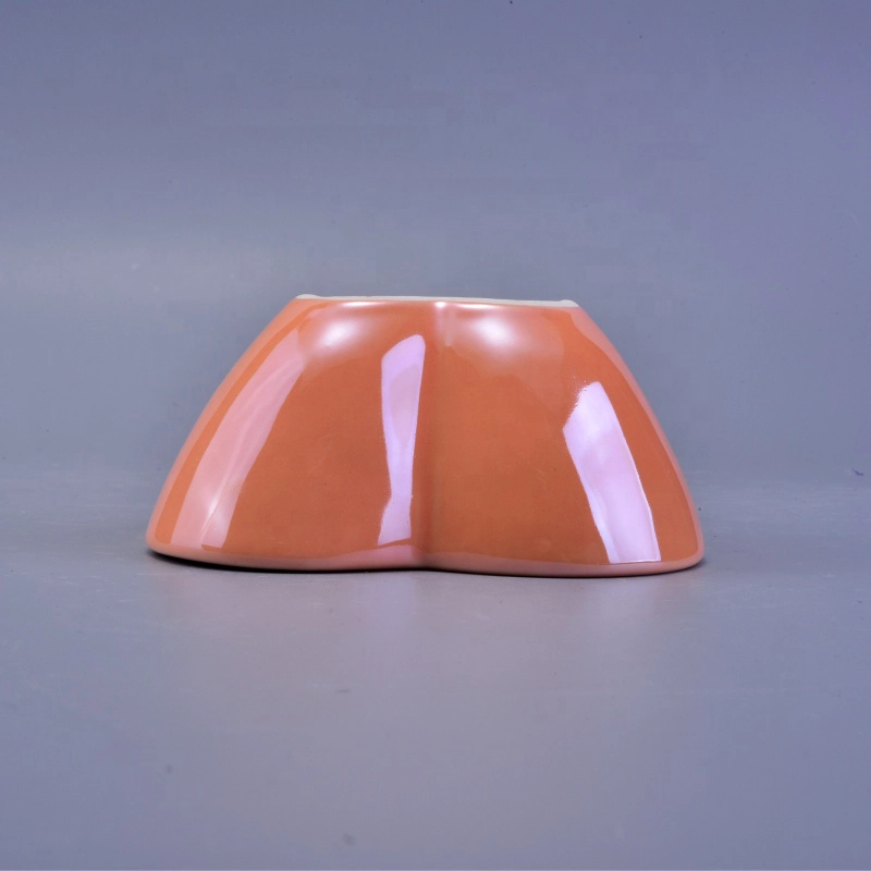heart design ceramic tealight candle votive jars
