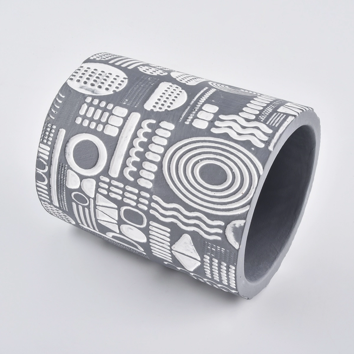 unique cement candle vessels wholesale