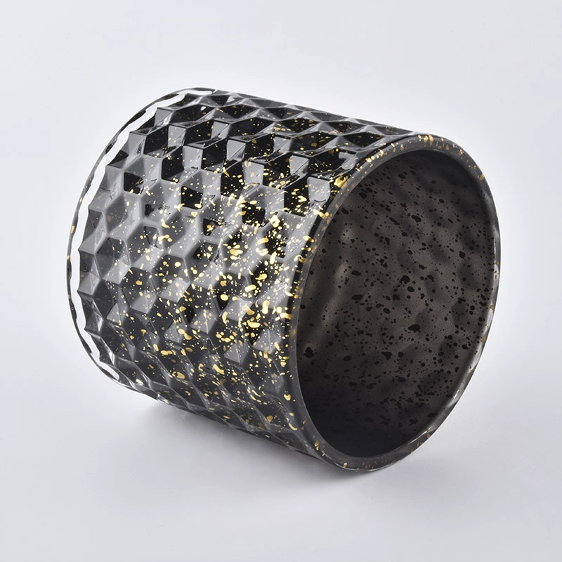 luxury glass candle jars with lids
