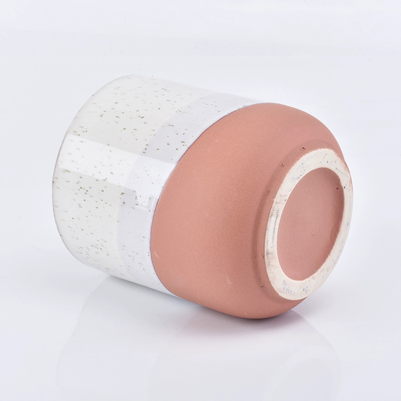 decorative ceramic candle vessel for home, wholesale candle holder