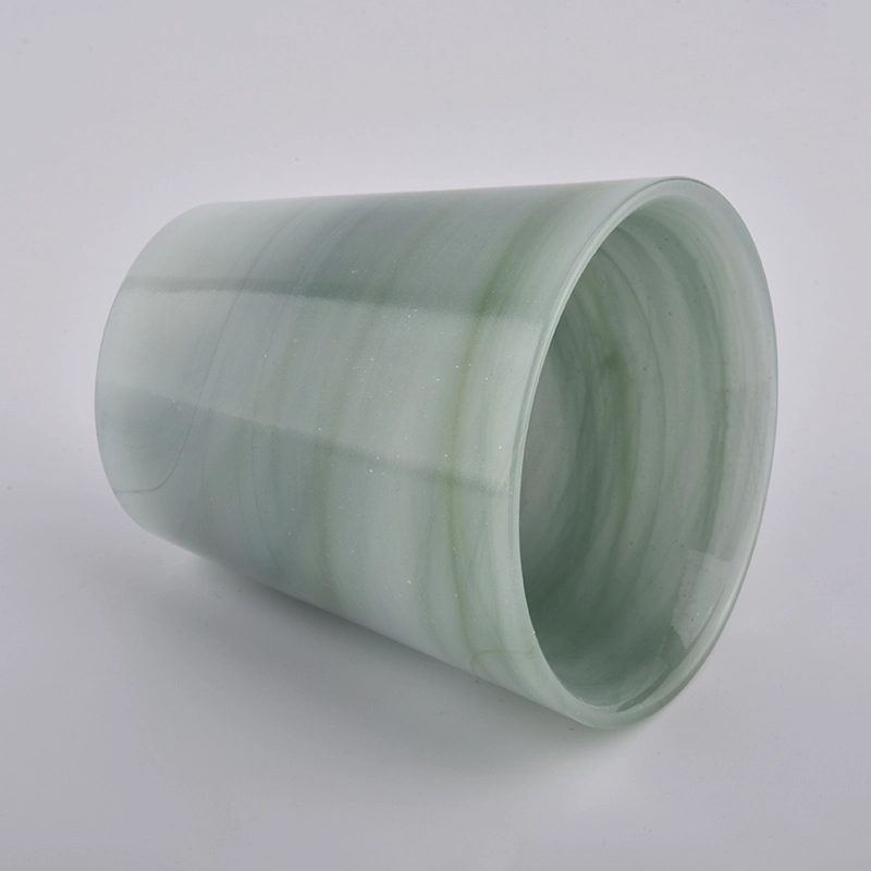 heat resistant jars opal glass for candle filling