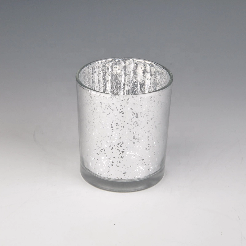 15oz Silver Mercury Glass Candle Holders Home Decor Wholesales