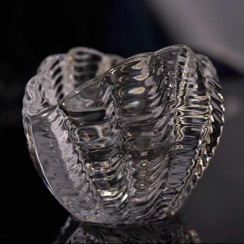 Seashell glass candle holders coast home decoration wholesale