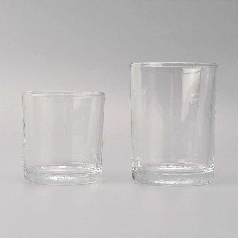 cylinder glass vessel for candles, 12 OZ candle jar