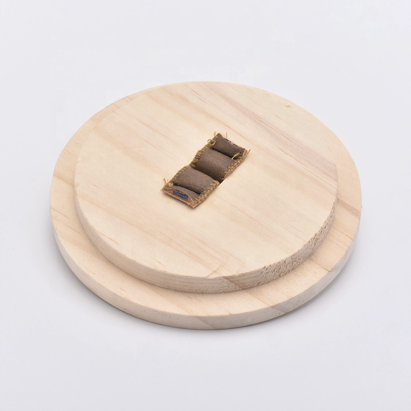 Custom wood lids for candle holder supply