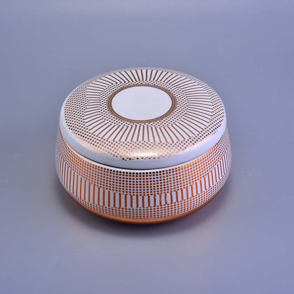 6oz 10oz Suppliers luxury candle ceramic jar reuse with lid