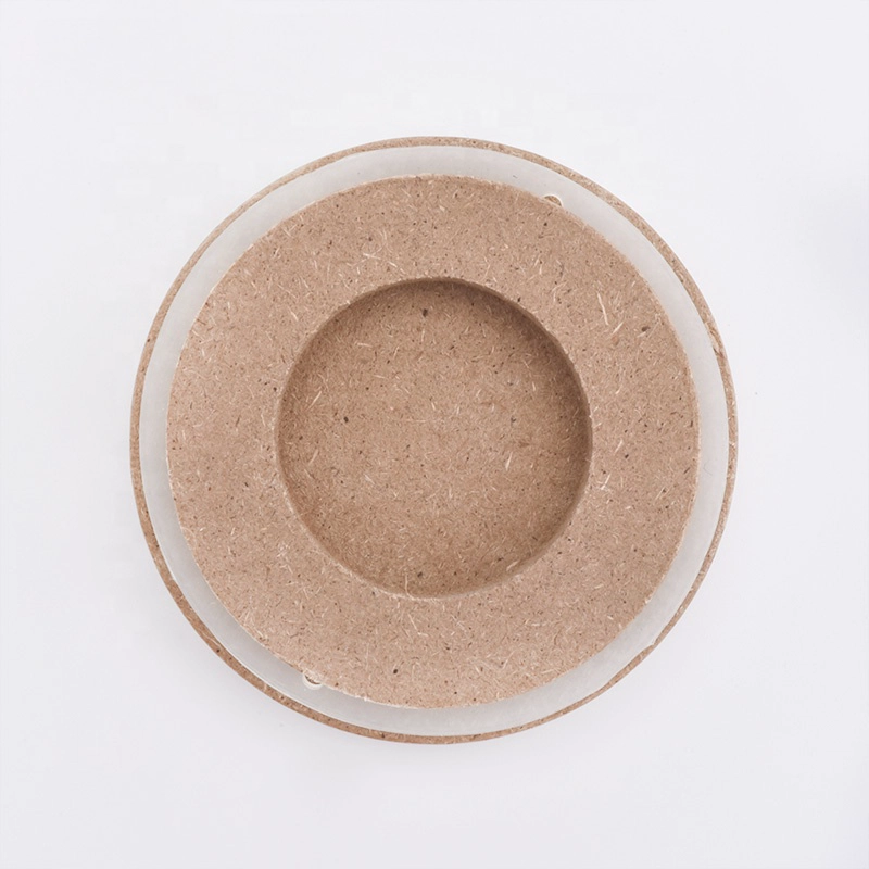 Cusutomized wood lid for candle holders in bulk