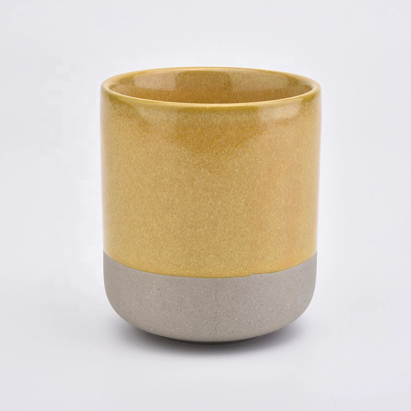 Matte ceramic candle tumbler votive candle jar wholesales