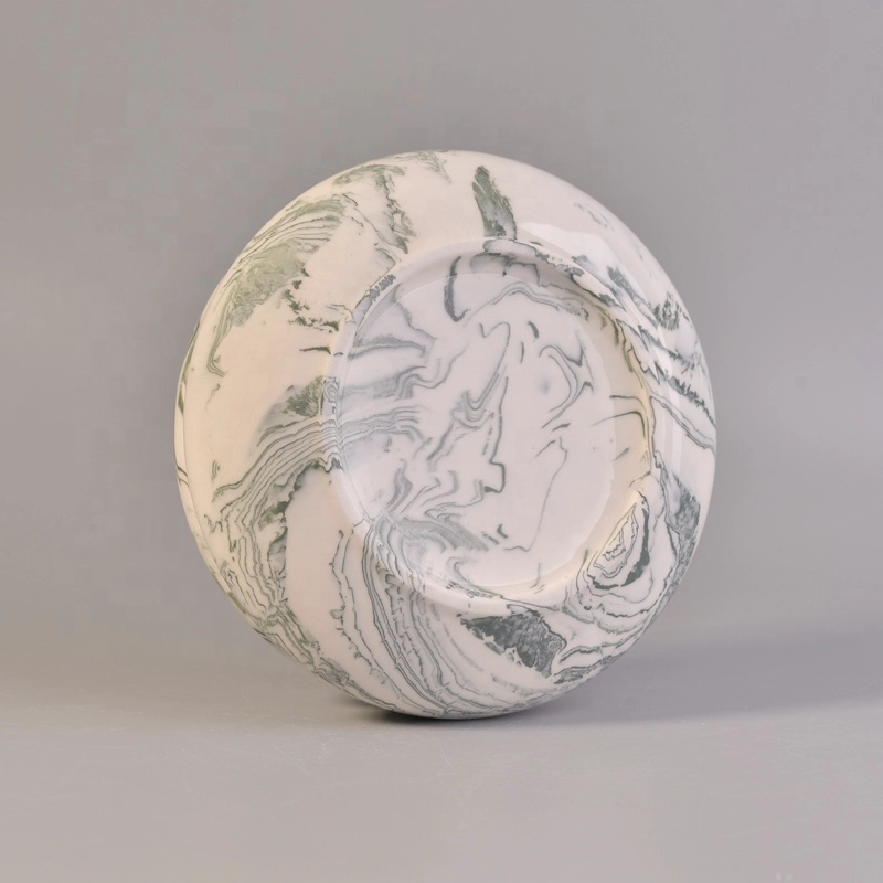 Unique ceramic scented bowl votive candle vessel custom candle holders with lid wedding decor wholesale