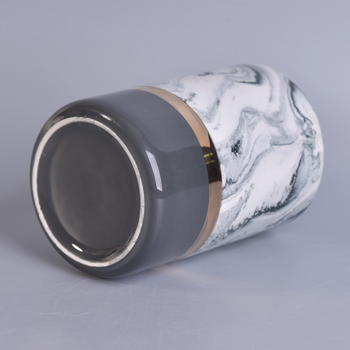 cylinder ceramic candle vessels, Ceramic candle holder customized