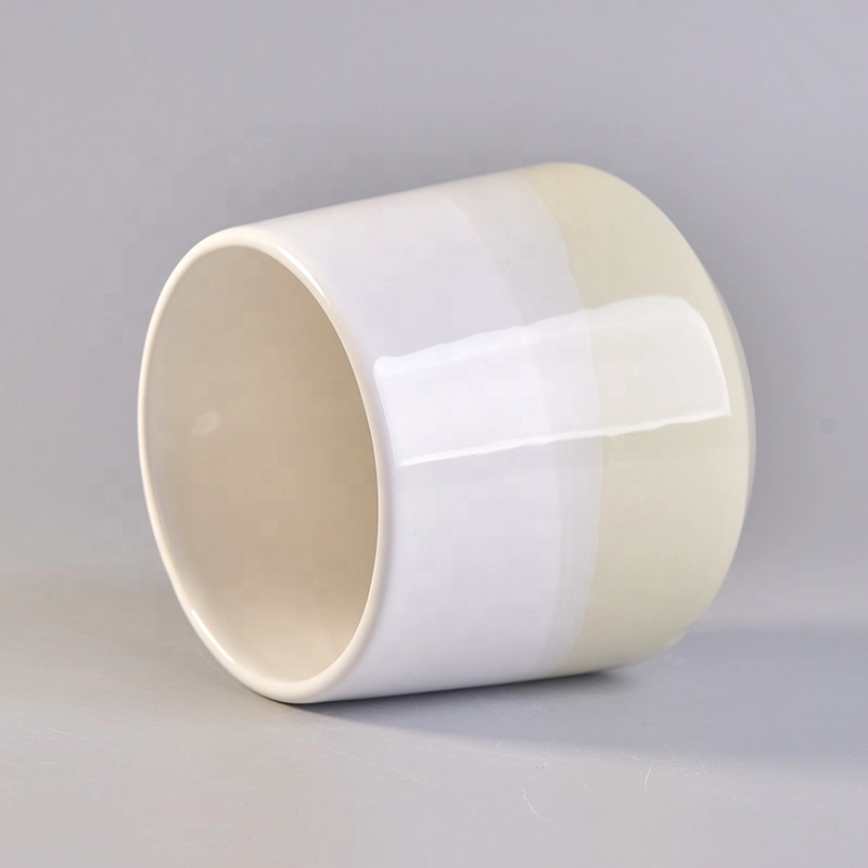 10oz 20oz Suppliers empty candle ceramic vessel with wood lid