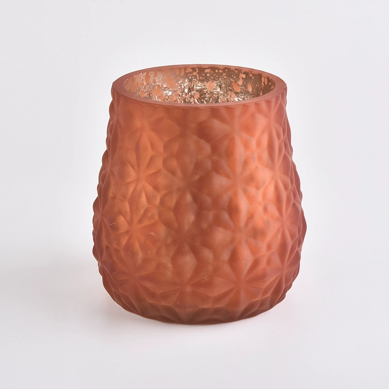 decorative scented glass candle jars supplier