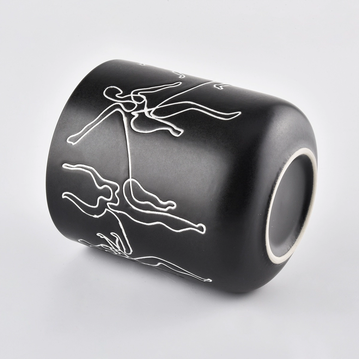 customized ceramic candle jars for luxury market