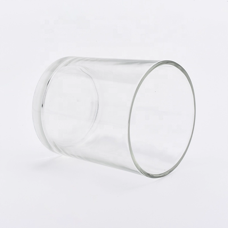 Popular Classic clear tealight glass candle jars 8oz 10oz
