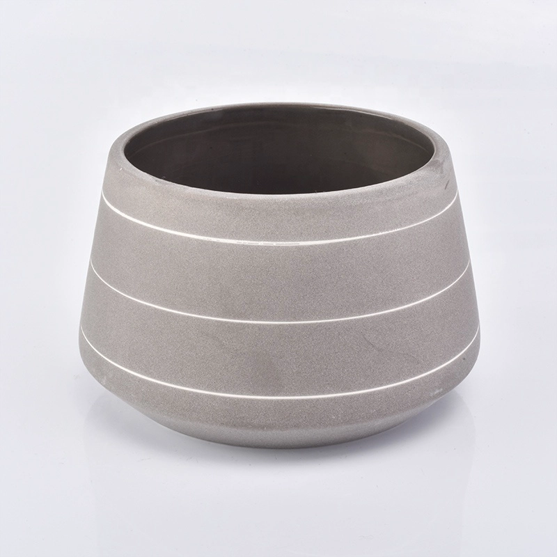 Matte ceramic candle container votives candle vessel home decor