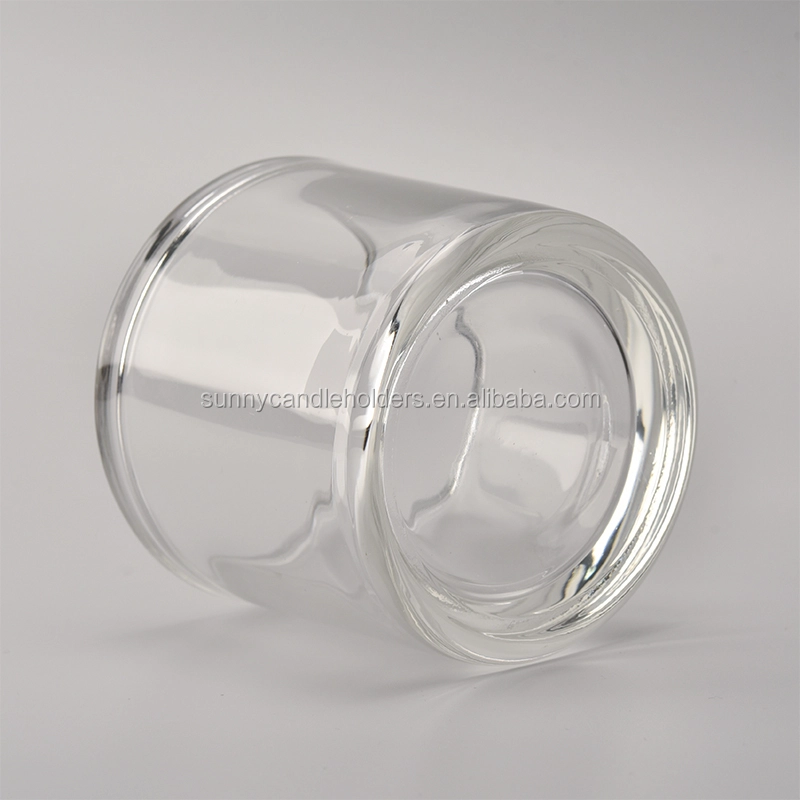 thick wall glass tealight holder, wedding candle holder
