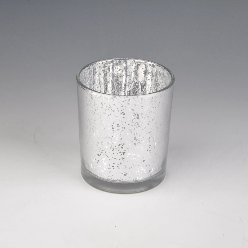15oz Silver Mercury Glass Candle Holders Home Decor Wholesales