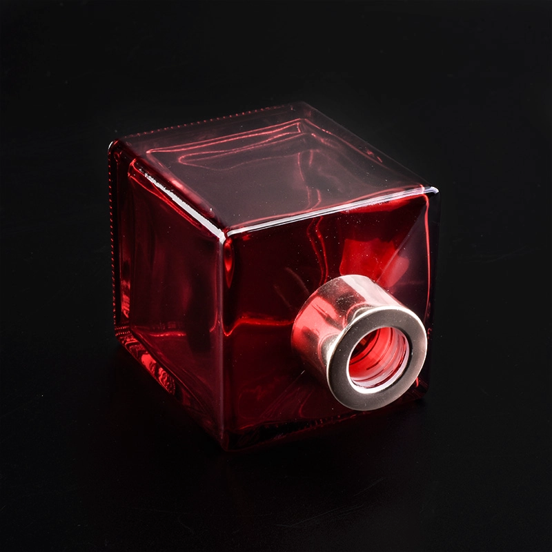 Clear Square Glass Aroma Oil Bottle Reed Diffuser Container Aromatherapy Wholesales