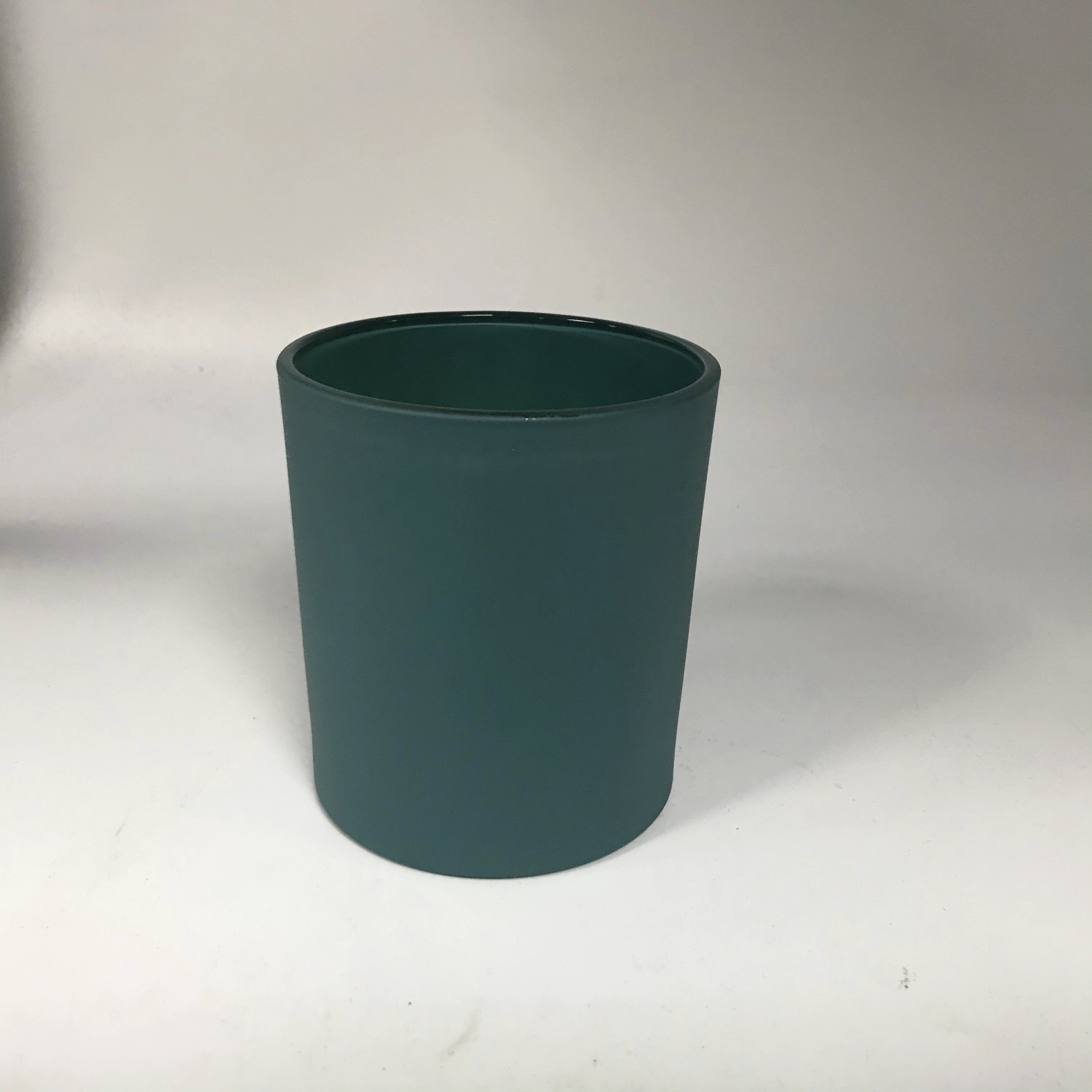 8oz 9oz 10oz matte glass candle jars with lid