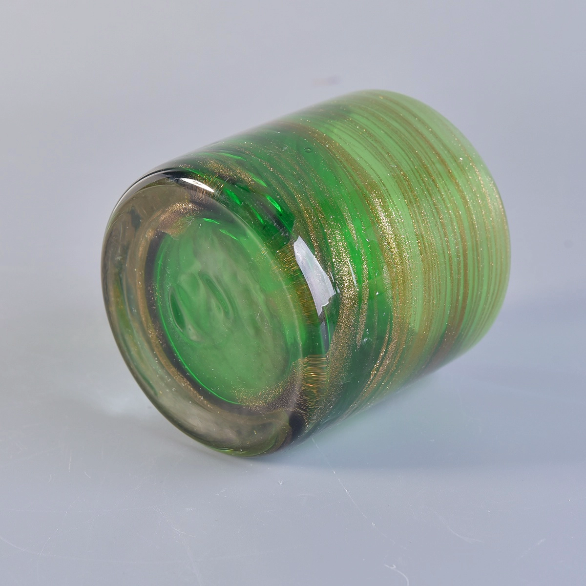 Hot sales luxury custom tealight glass jar for candle making