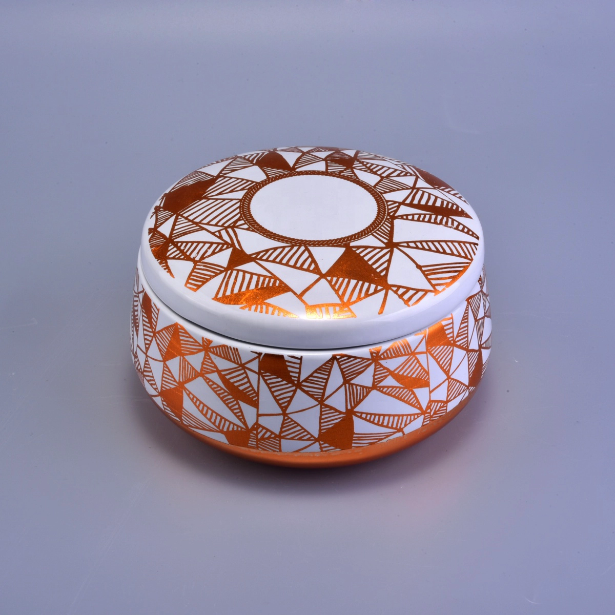 6oz 10oz Suppliers luxury candle ceramic jar reuse with lid