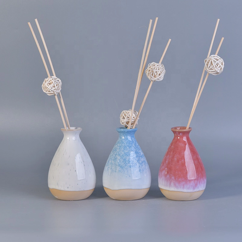 Vintage essential oil Ceramic Reed Diffuser Bottles home decor