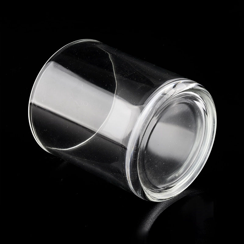 high white glass cylinder shape candle holders