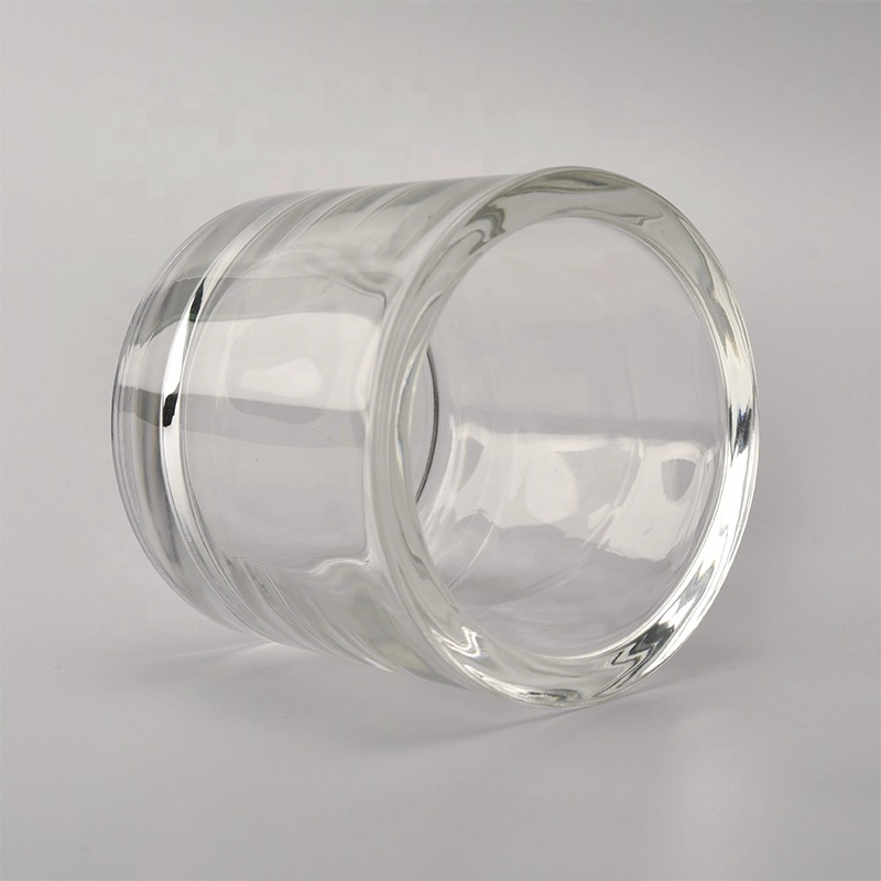 thick wall glass tealight holder, wedding candle holder