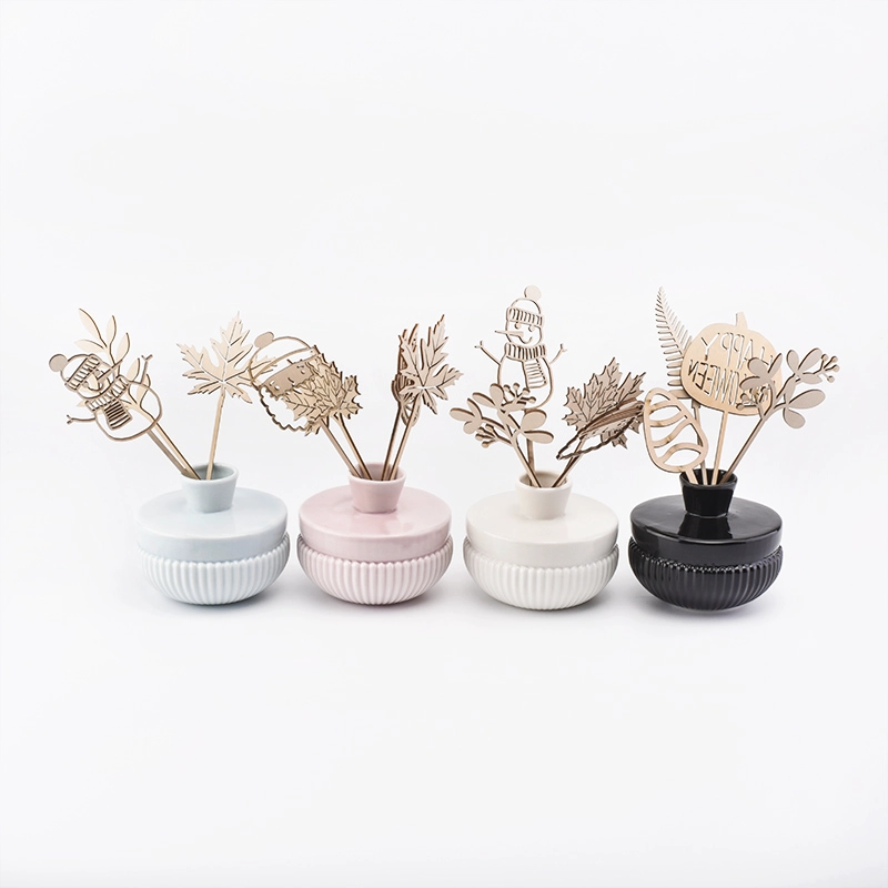black ceramic diffuser bottle, empty aroma diffuser bottles round shape