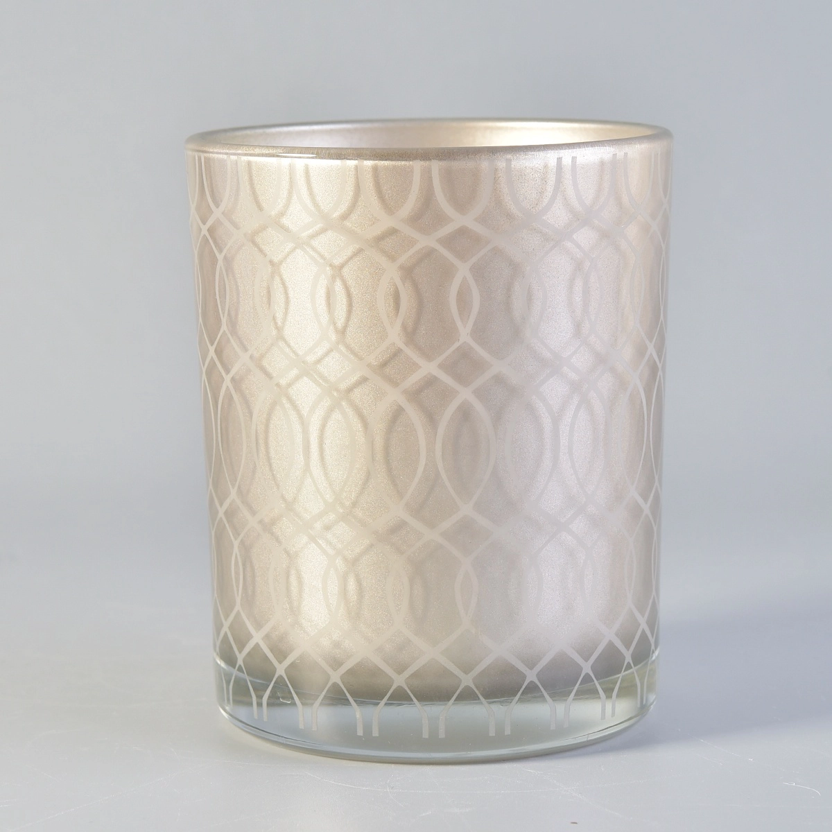 Hot sales tealight custom cylinder glass holder for candle making