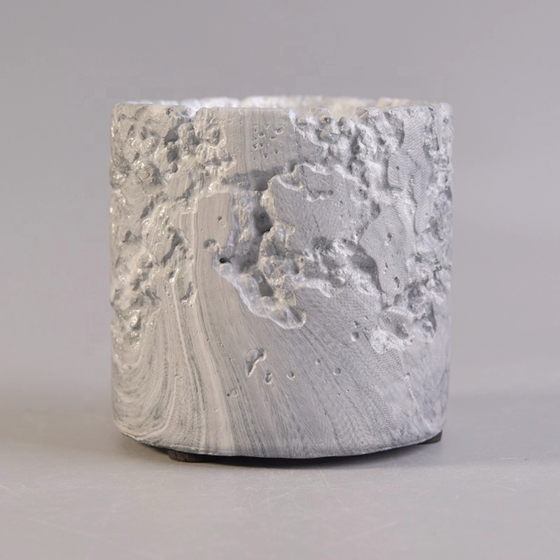 Luxury concrete candle holder for home decoration wholesales