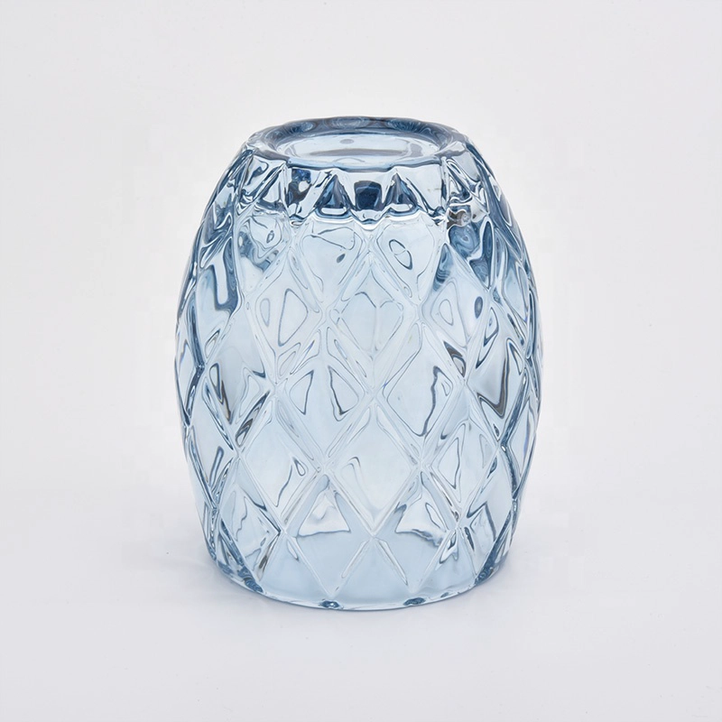 Hot sales tealight luxury transparent empty glass candle holder