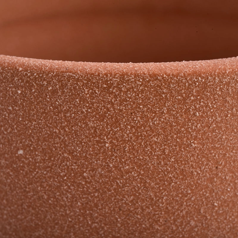 Recyclable ceramic candle jars for home decoration