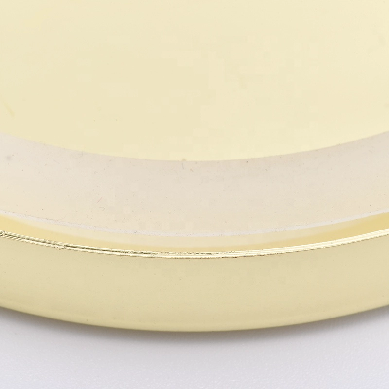 mirror metal lids for candle holders electroplating color caps for glass containers wholesales
