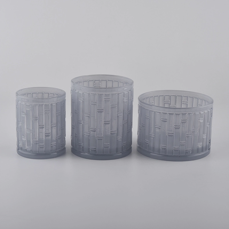 glass jar candle vessel for home decor