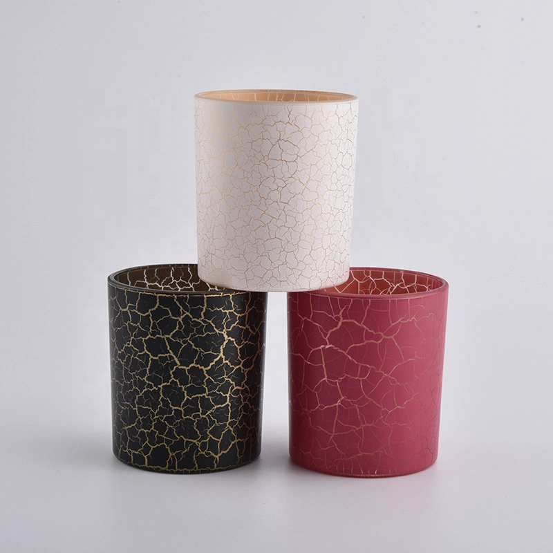 decorative glass candle jars for home decoration