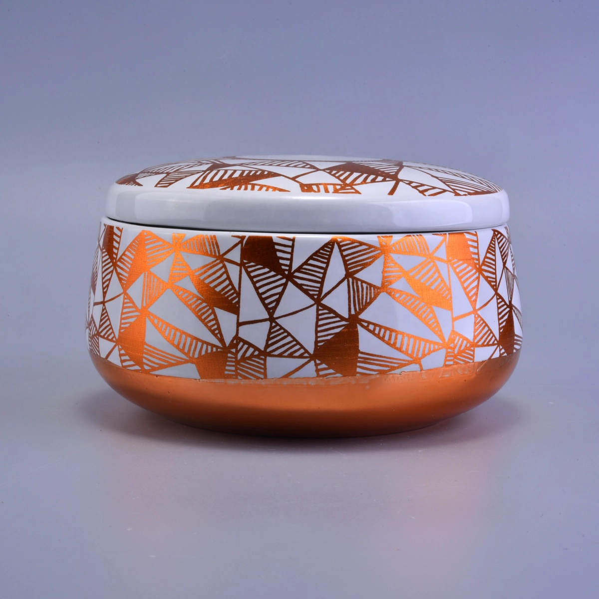 6oz 10oz Suppliers luxury candle ceramic jar reuse with lid