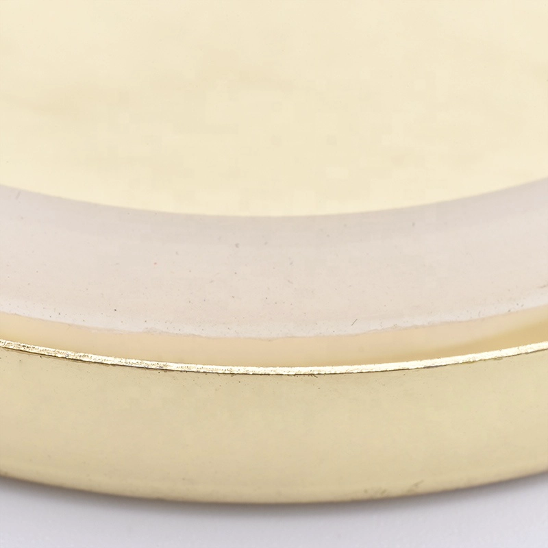 Tin Candle Holder Lids Silver Tin Covers for Jars Wholesales