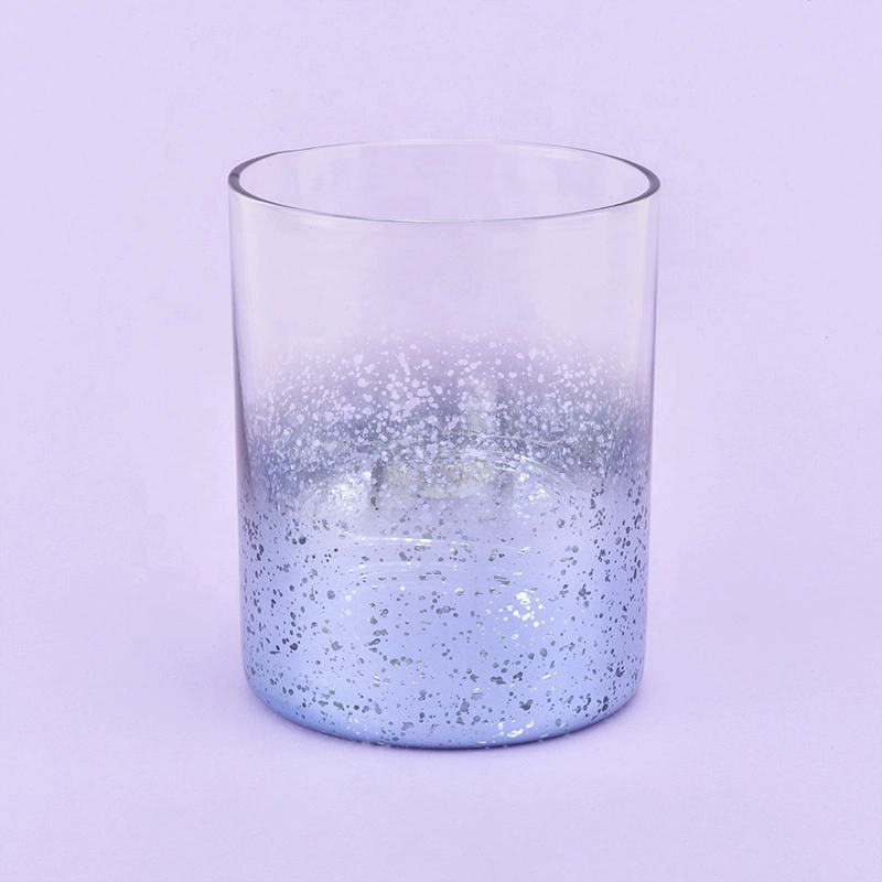 wholesale light blue mercury glass candle holders