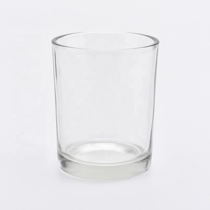 Popular Classic clear tealight glass candle jars 8oz 10oz