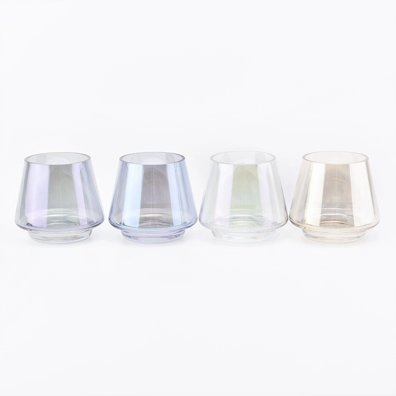 wholesale colorful soy candle glass jars