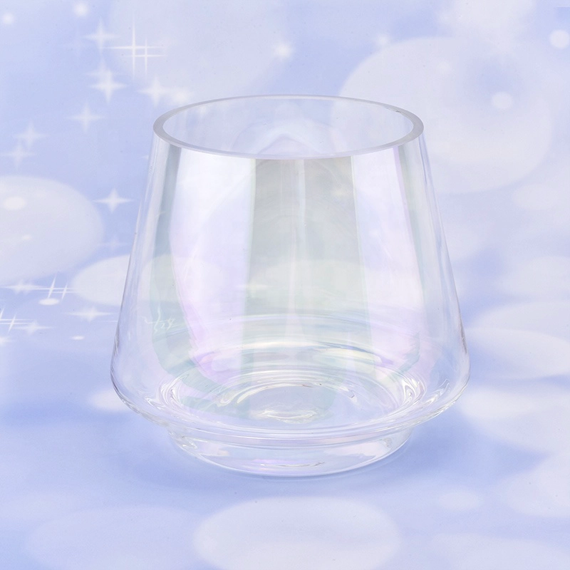 iridescent glass candle holders for custom designs