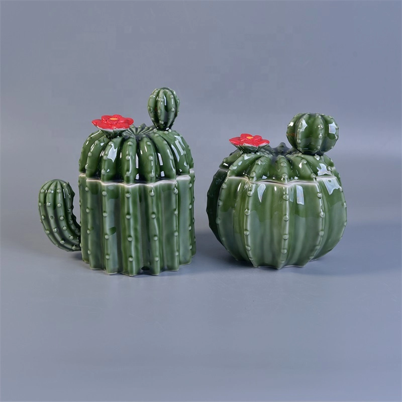 pineapple shape ceramic candle vessel with lid in bulk