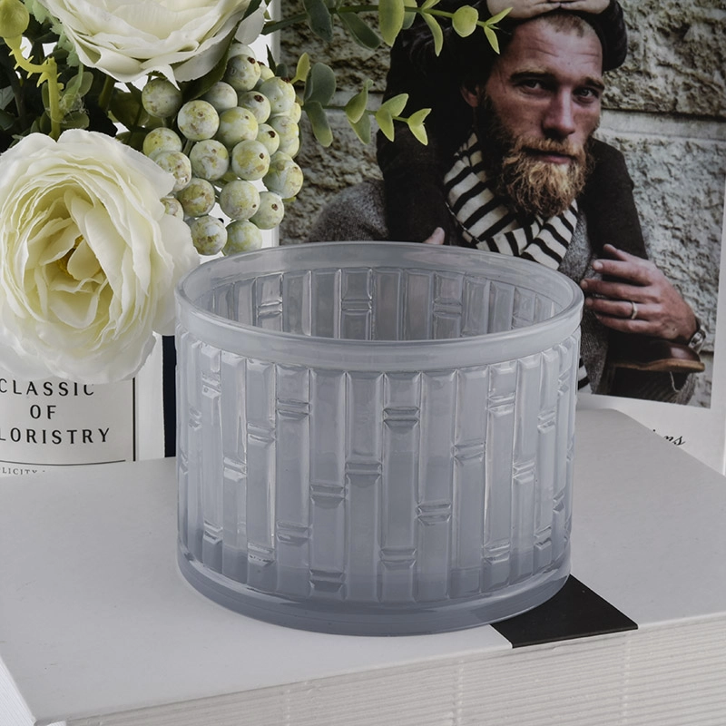 glass jar candle vessel for home decor